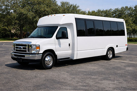 18-passenger minibus available for charter in Daly City, CA